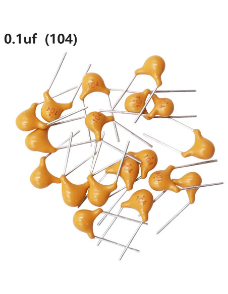 Capacitor Cerámico Multicapa mxuteuk 0.1uF 120 Pcs