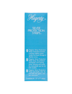 Tiras de Protección de Plata Hagerty - Prevención de Deslustre - 8 Unidades