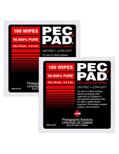 Toallitas PEC-PAD Ultra Suave 10x10cm para Lentes - 200 Hojas