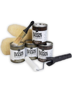 Kit de Pintura Giani Nuez Negra para Puertas de Garaje 473ml 2