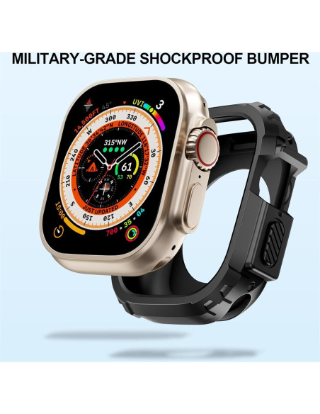 Funda Parachoques Flexible BOTOMALL para Apple Watch Ultra 49mm