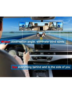 Espejo Retrovisor SkycropHD Convexo 35.1x11.8 cm para Auto 2
