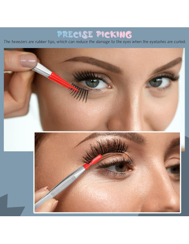 Juego de Pinzas con Puntas de Goma Honoson - 3 Piezas