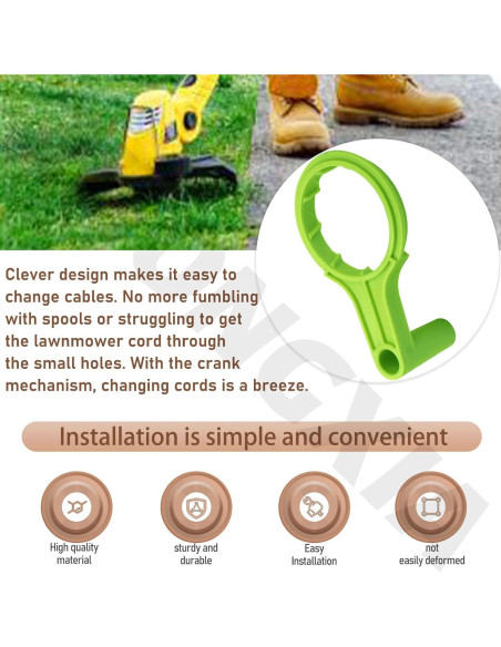 Paquete de 3 Asas de Manivela ZHONGXIA para Cortadoras