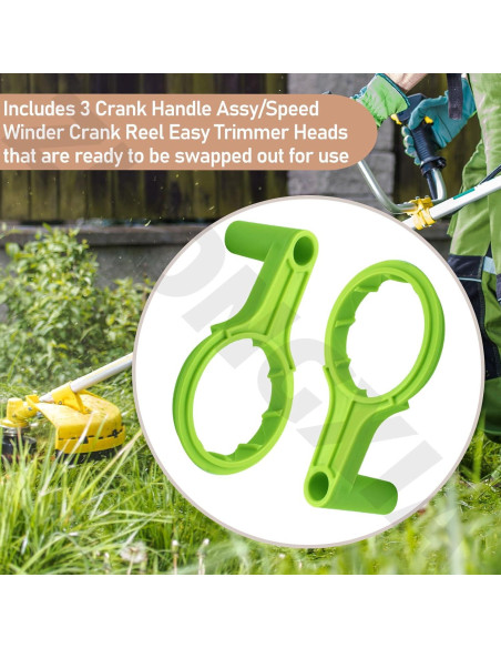 Paquete de 3 Asas de Manivela ZHONGXIA para Cortadoras