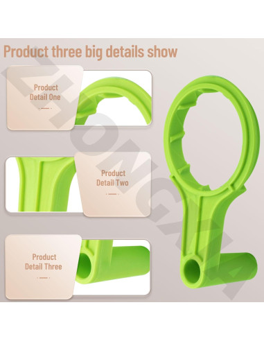 Paquete de 3 Asas de Manivela ZHONGXIA para Cortadoras