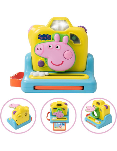 Cámara Interactiva Peppa Pig para Niños 18M+ con Foto Instantánea