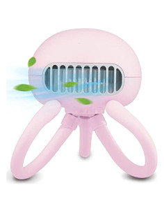 Ventilador Portátil Sin Aspas Andrti A-1 Rosa 3 Velocidades