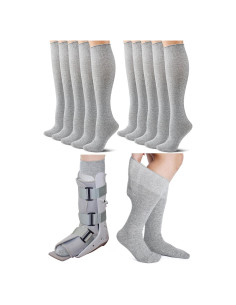 Calcetines Sin Costuras Shihanee 5 Pares XL Gris para Caminar