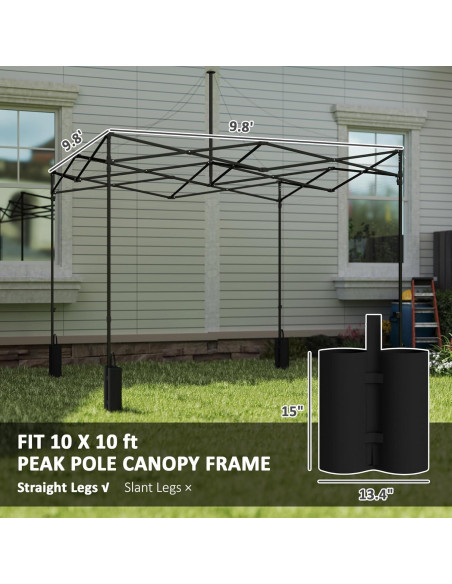 Cubierta de Reemplazo Outsunny 10x10 UPF50+ Bandera Americana