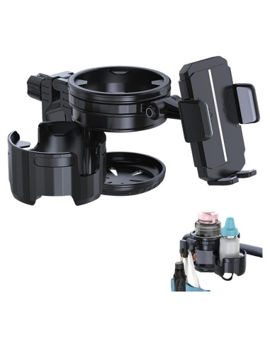 Soporte para Tazas Universal Elecphbo 4-en-1 Ajustable 360