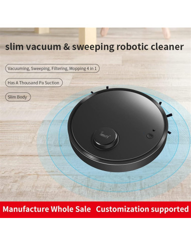 Robot Aspiradora y Trapeador ERGJDLTHM Caqui Oscuro