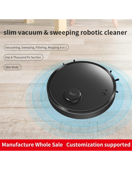 Robot Aspiradora y Trapeador ERGJDLTHM Caqui Oscuro