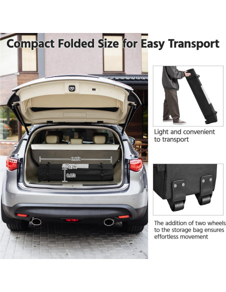 Carpa Plegable Yaheetech 6.6x6.6m Azul con Ventilación