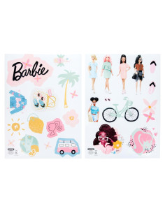 Calcomanías de Pared Barbie Paladone - 4 Hojas Decorativas