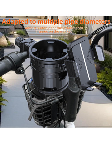 Soporte para Tazas Universal Elecphbo 4-en-1 Ajustable 360