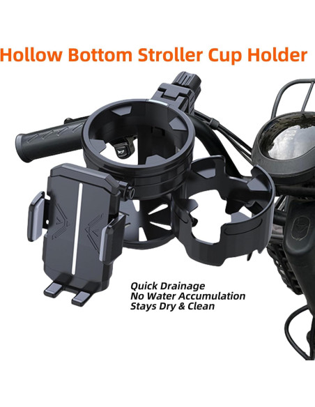 Soporte para Tazas Universal Elecphbo 4-en-1 Ajustable 360