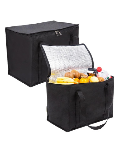 Bolsa de Compras Grande Aislada Reutilizable 2 Piezas