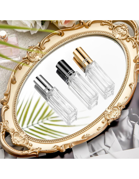 30 Botellas de Perfume de Vidrio Reutilizables 20 ml Domensi