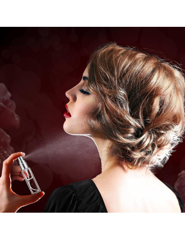 30 Botellas de Perfume de Vidrio Reutilizables 20 ml Domensi