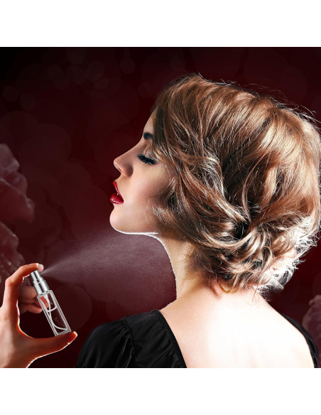 30 Botellas de Perfume de Vidrio Reutilizables 20 ml Domensi