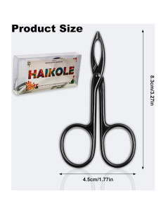 Kit de Eliminación de Vello Facial Haikole - 3 Pinzas Ergonómicas 2