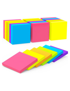 Notas Adhesivas WeLiu 7.6x7.6 cm 24 Blocs Coloridos