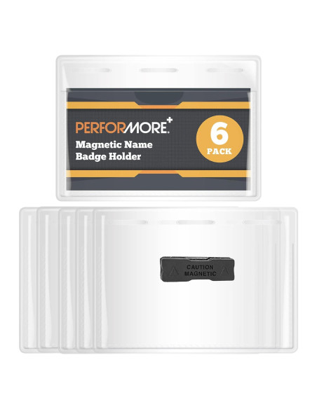 Kit de Sujetadores Magnéticos Performore 6 Piezas 11.43x8.89 cm