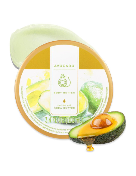 Manteca Corporal de Aguacate Princess Belle 100ml Hidratante Manteca Corporal de Aguacate Princess Belle 100ml Hidratante