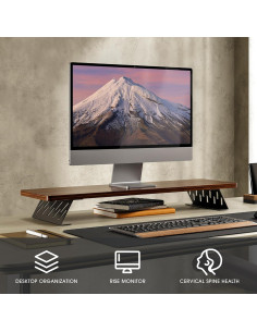 Soporte para Monitor Fenge 108x23.37x13.72 cm, Elevador de Escritorio 2