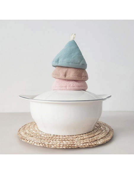 Cubiertas de Mango de Olla Cabilock 4 Piezas Algodón Mini