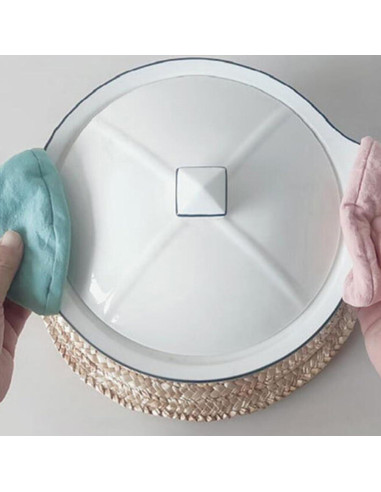 Cubiertas de Mango de Olla Cabilock 4 Piezas Algodón Mini