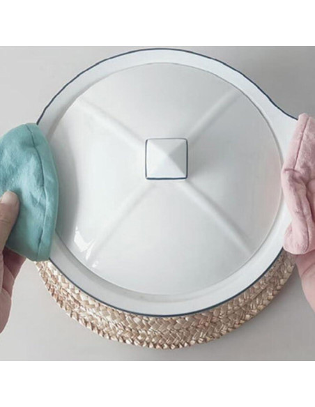 Cubiertas de Mango de Olla Cabilock 4 Piezas Algodón Mini