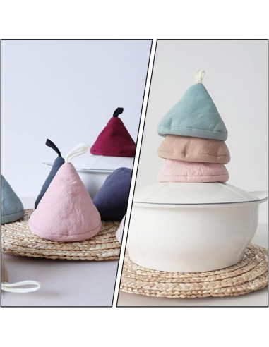 Cubiertas de Mango de Olla Cabilock 4 Piezas Algodón Mini