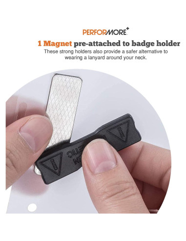 Kit de Sujetadores Magnéticos Performore 6 Piezas 11.43x8.89 cm