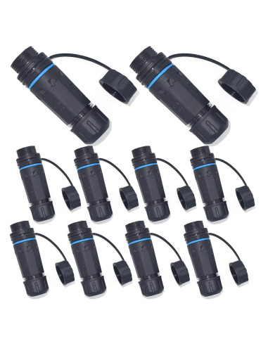 10 Conectores RJ45 a Prueba de Agua IP68 ANMBEST CAT5/6
