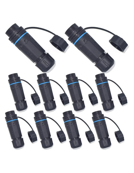 10 Conectores RJ45 a Prueba de Agua IP68 ANMBEST CAT5/6