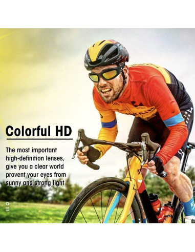 Gafas de Montar KEMIMOTO con 4 Lentes UV400 para Motocicleta