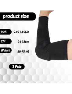 Mangas de Brazo Acolchadas Aiyorse para Protección y Soporte 2