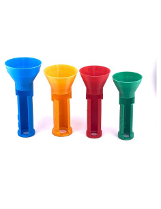 Juego de 4 Clasificadores de Monedas ZouEco con Embudo