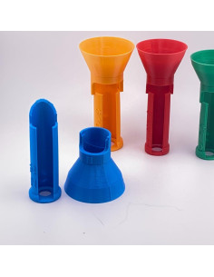 Juego de 4 Clasificadores de Monedas ZouEco con Embudo 2