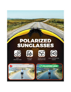 Gafas de Ciclismo Polarizadas VICTGOAL UV400 Unisex TR90 2