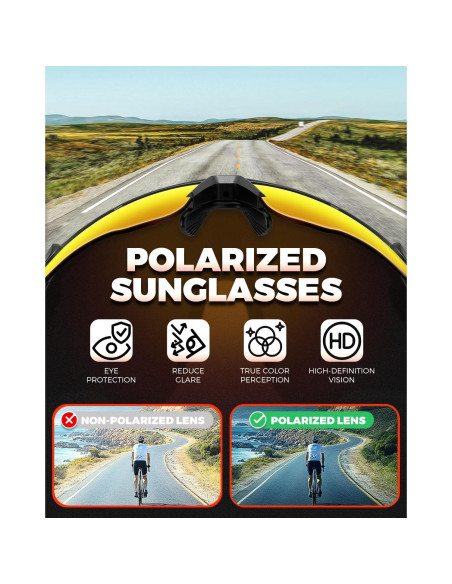 Gafas de Ciclismo Polarizadas VICTGOAL UV400 Unisex TR90