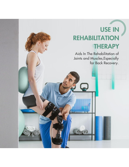 Pelota de Pilates Qavlbor 22.86 cm Verde para Yoga y Ejercicio