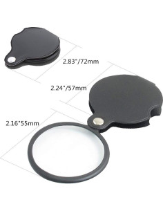 Lupa Plegable de Bolsillo Rongon 5X 60mm para Lectura 2