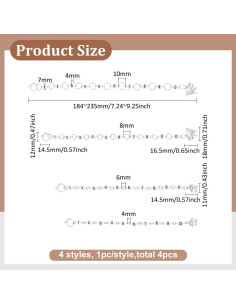 Contador de Filas BENECREAT 4 Piezas con Encanto Oveja 2
