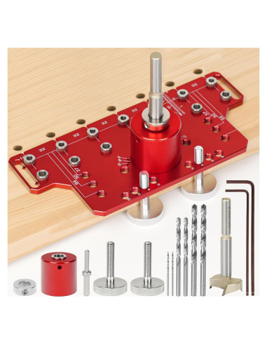 Plantilla de Perforación 2 en 1 Clonivent para Gabinetes