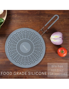 Pantalla de Salpicaduras de Silicona iOrange 29cm Gris 2