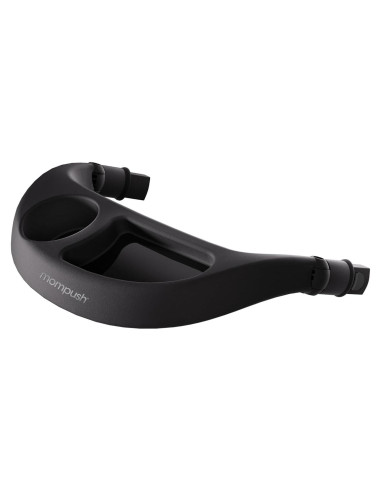 Bandeja de Snack Mompush Wiz con Soporte para Taza - Fácil Limpieza