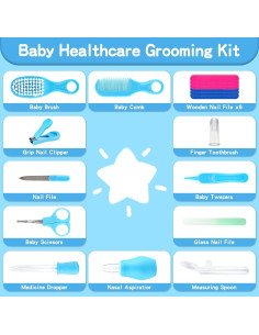 Kit de Cuidado para Bebés 18 en 1 Qunlions - Aseo Seguro y Portátil 2